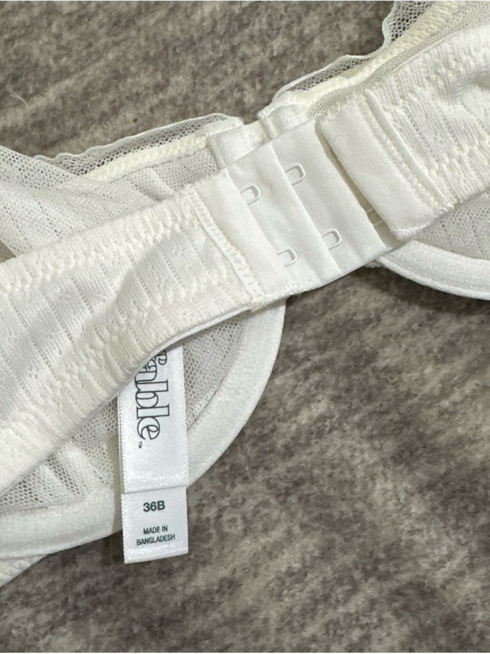 wild fable Cream Lace-Trim Wired  Bra - Picture 5 of 5
